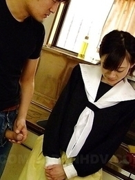 Young maid Aoba Itou sucks a cock Young maid Aoba Itou sucks a cock