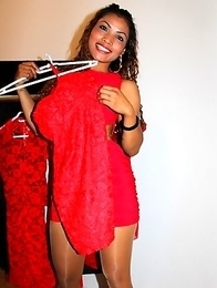 Mistress Ooy wants to show you her nice red wardrobe, as a remainder for what she likes. Mistress Ooy wants to show you her nice red wardrobe, as a remainder for what she likes.