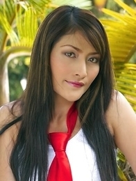 Check out the sexy Bella Yong as this hot babe rocks a red tie and panties. She turns around and shows off her hot ass cheeks to the camera. Check out the sexy Bella Yong as this hot babe rocks a red tie and panties. She turns around and shows off her hot ass cheeks to the camera.
