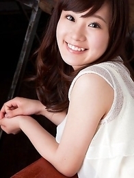 Kana Yuuki shows you how how great she looks in white Kana Yuuki shows you how how great she looks in white