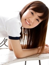 Kana Yuuki with hot ass in shorts wants to fly on broom Kana Yuuki with hot ass in shorts wants to fly on broom