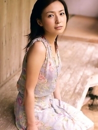 Meguru Ishii in sexy mauve dress is so hard to resist Meguru Ishii in sexy mauve dress is so hard to resist