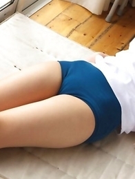 Azusa Togashi sportive loves showing nasty ass in shorts Azusa Togashi sportive loves showing nasty ass in shorts