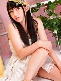 Tomoe Yamanaka in white dress is beautiful like summer days Tomoe Yamanaka in white dress is beautiful like summer days
